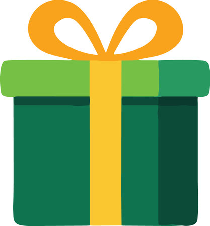 Decorative Colorful Present Vector Illustrationのイラスト素材