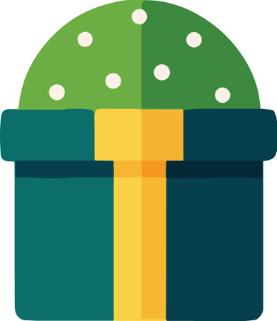 Flat Design Wrapped Present Boxes Illustrationのイラスト素材