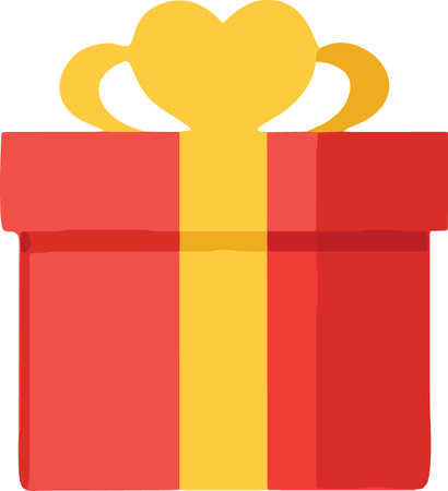 Decorative Colorful Present Vector Illustrationのイラスト素材
