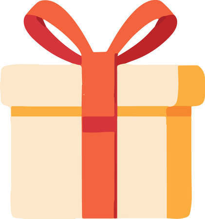 Flat Design Wrapped Present Boxes Illustrationのイラスト素材