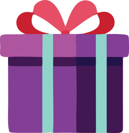 Holiday Celebration Gift Box Vectorのイラスト素材