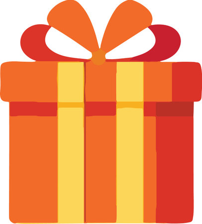 Holiday Celebration Gift Box Vectorのイラスト素材