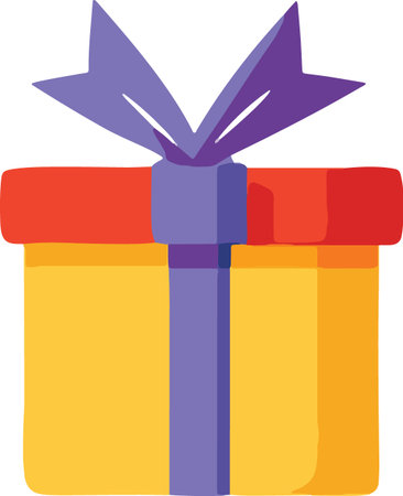 Holiday Celebration Gift Box Vectorのイラスト素材