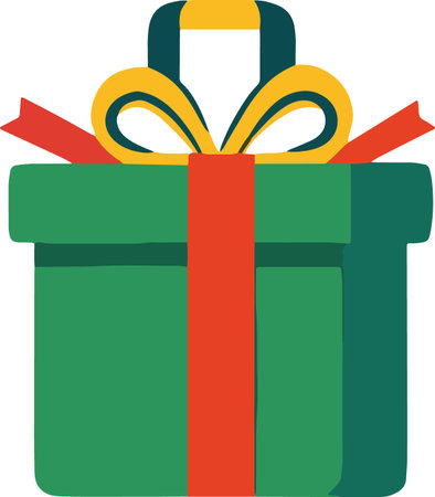 Holiday Celebration Gift Box Vectorのイラスト素材