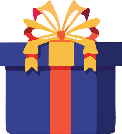 Holiday Celebration Gift Box Vectorのイラスト素材