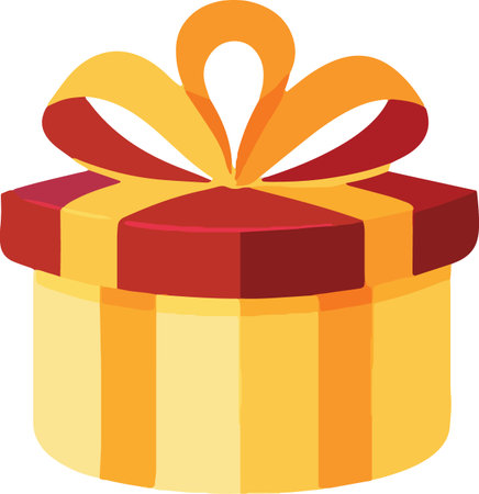 Holiday Celebration Gift Box Vectorのイラスト素材
