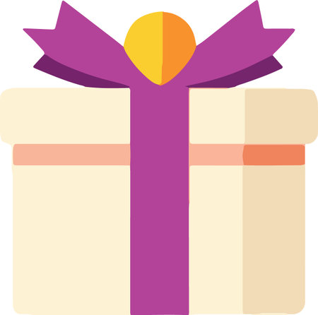 Flat Design Wrapped Present Boxes Illustrationのイラスト素材