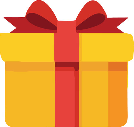 Flat Design Wrapped Present Boxes Illustrationのイラスト素材