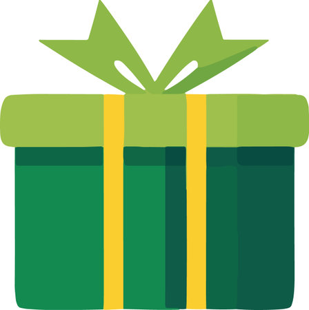 Flat Design Wrapped Present Boxes Illustrationのイラスト素材