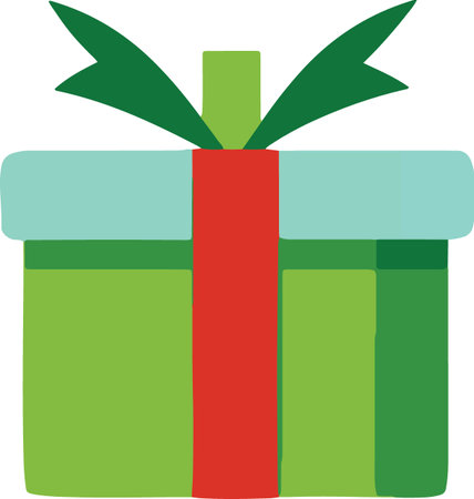 Flat Design Wrapped Present Boxes Illustrationのイラスト素材