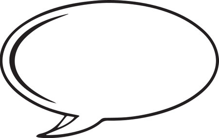 Hand Drawn Comic Speech Bubble â Vector Doodle Style Talk, Thought &amp; Chat Balloonsのイラスト素材