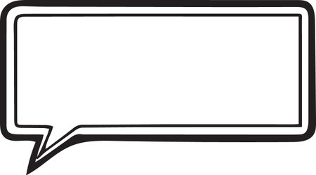 Hand Drawn Comic Speech Bubble â Vector Doodle Style Talk, Thought &amp; Chat Balloonsのイラスト素材