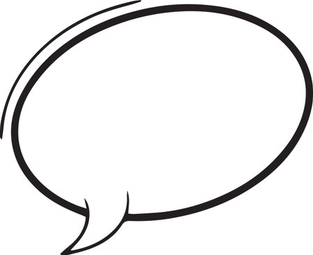 Hand Drawn Comic Speech Bubble â Vector Doodle Style Talk, Thought &amp; Chat Balloonsのイラスト素材