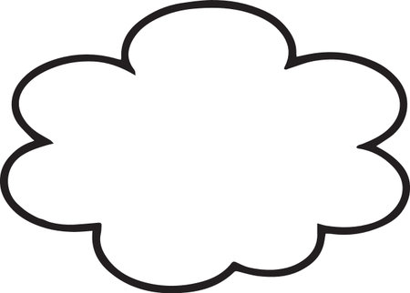 Hand Drawn Comic Speech Bubble â Vector Doodle Style Talk, Thought &amp; Chat Balloonsのイラスト素材