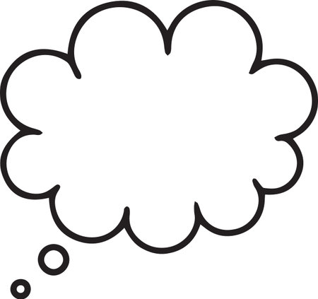 Hand Drawn Comic Speech Bubble â Vector Doodle Style Talk, Thought &amp; Chat Balloonsのイラスト素材