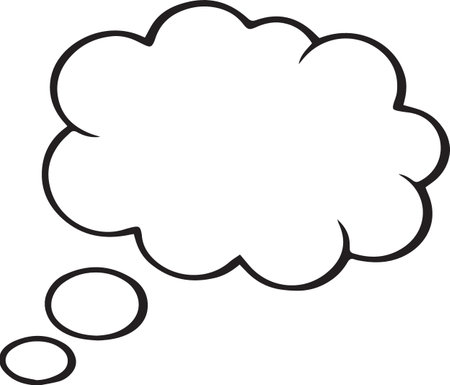 Hand Drawn Comic Speech Bubble â Vector Doodle Style Talk, Thought &amp; Chat Balloonsのイラスト素材