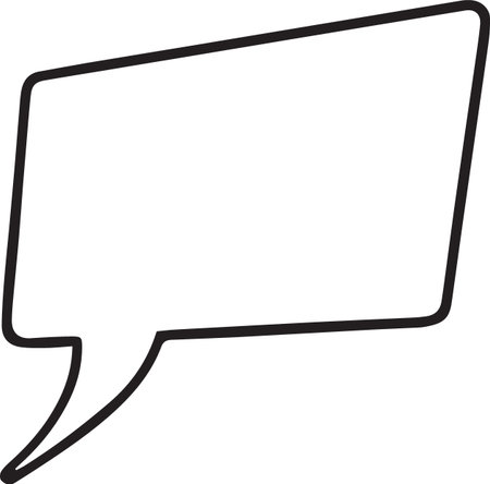 Hand Drawn Comic Speech Bubble â Vector Doodle Style Talk, Thought &amp; Chat Balloonsのイラスト素材