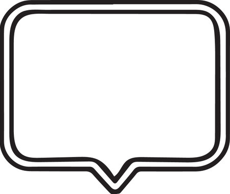 Hand Drawn Comic Speech Bubble â Vector Doodle Style Talk, Thought &amp; Chat Balloonsのイラスト素材