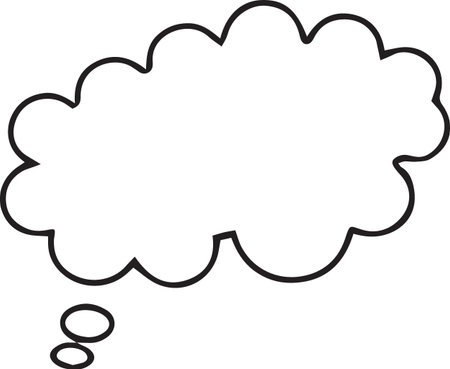 Hand Drawn Comic Speech Bubble â Vector Doodle Style Talk, Thought &amp; Chat Balloonsのイラスト素材