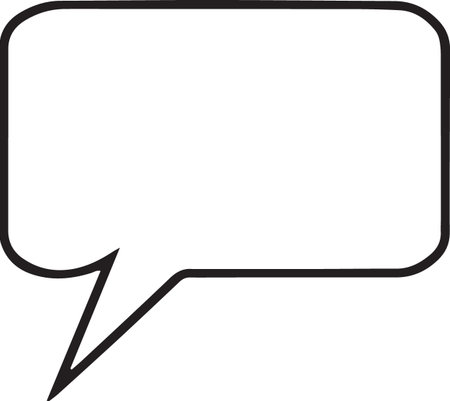 Hand Drawn Comic Speech Bubble â Vector Doodle Style Talk, Thought &amp; Chat Balloonsのイラスト素材