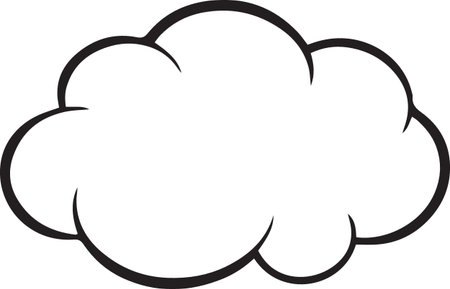 Hand Drawn Comic Speech Bubble â Vector Doodle Style Talk, Thought &amp; Chat Balloonsのイラスト素材