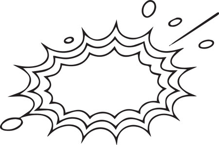 Hand Drawn Comic Speech Bubble â Vector Doodle Style Talk, Thought &amp; Chat Balloonsのイラスト素材