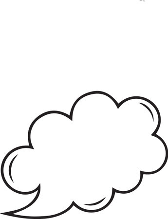 Hand Drawn Comic Speech Bubble â Vector Doodle Style Talk, Thought &amp; Chat Balloonsのイラスト素材