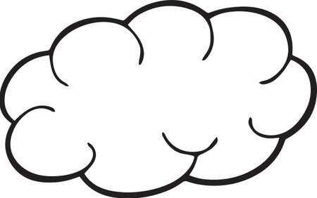 Hand Drawn Comic Speech Bubble â Vector Doodle Style Talk, Thought &amp; Chat Balloonsのイラスト素材