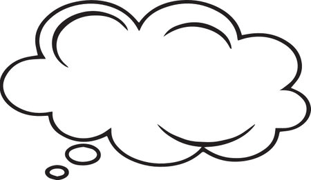 Hand Drawn Comic Speech Bubble â Vector Doodle Style Talk, Thought &amp; Chat Balloonsのイラスト素材