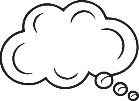 Hand Drawn Comic Speech Bubble â Vector Doodle Style Talk, Thought &amp; Chat Balloonsのイラスト素材