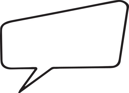 Hand Drawn Comic Speech Bubble â Vector Doodle Style Talk, Thought &amp; Chat Balloonsのイラスト素材