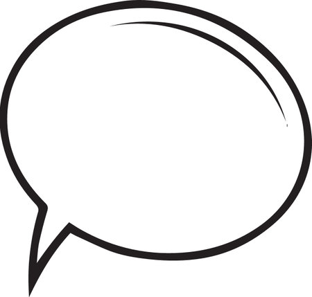 Hand Drawn Comic Speech Bubble â Vector Doodle Style Talk, Thought &amp; Chat Balloonsのイラスト素材