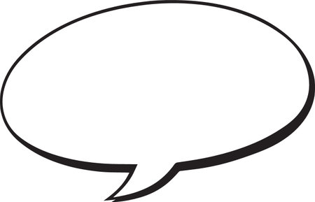 Hand Drawn Comic Speech Bubble â Vector Doodle Style Talk, Thought &amp; Chat Balloonsのイラスト素材