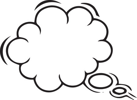 Hand Drawn Comic Speech Bubble â Vector Doodle Style Talk, Thought &amp; Chat Balloonsのイラスト素材