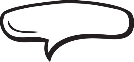 Hand Drawn Comic Speech Bubble â Vector Doodle Style Talk, Thought &amp; Chat Balloonsのイラスト素材