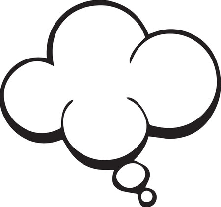 Hand Drawn Comic Speech Bubble â Vector Doodle Style Talk, Thought &amp; Chat Balloonsのイラスト素材