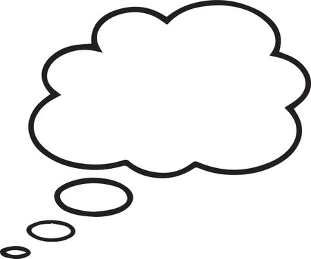 Hand Drawn Comic Speech Bubble â Vector Doodle Style Talk, Thought &amp; Chat Balloonsのイラスト素材