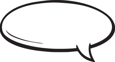 Hand Drawn Comic Speech Bubble â Vector Doodle Style Talk, Thought &amp; Chat Balloonsのイラスト素材