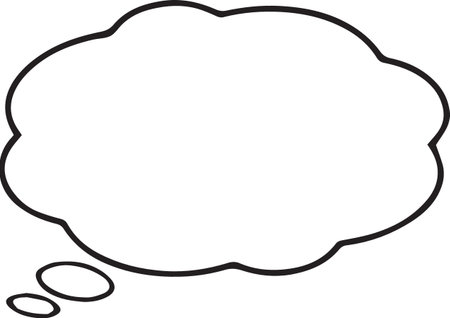 Hand Drawn Comic Speech Bubble â Vector Doodle Style Talk, Thought &amp; Chat Balloonsのイラスト素材