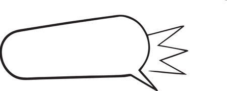 Hand Drawn Comic Speech Bubble â Vector Doodle Style Talk, Thought &amp; Chat Balloonsのイラスト素材