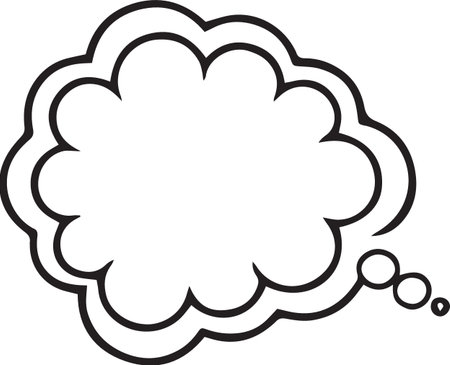 Hand Drawn Comic Speech Bubble â Vector Doodle Style Talk, Thought &amp; Chat Balloonsのイラスト素材