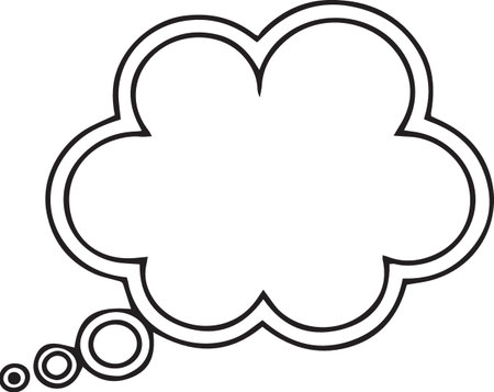 Hand Drawn Comic Speech Bubble â Vector Doodle Style Talk, Thought &amp; Chat Balloonsのイラスト素材