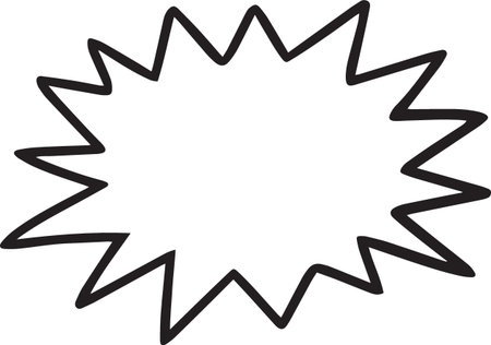 Hand Drawn Comic Speech Bubble â Vector Doodle Style Talk, Thought &amp; Chat Balloonsのイラスト素材