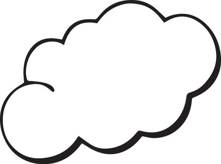 Hand Drawn Comic Speech Bubble â Vector Doodle Style Talk, Thought &amp; Chat Balloonsのイラスト素材