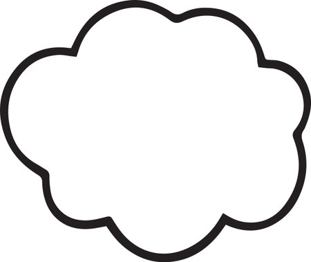 Hand Drawn Comic Speech Bubble â Vector Doodle Style Talk, Thought &amp; Chat Balloonsのイラスト素材