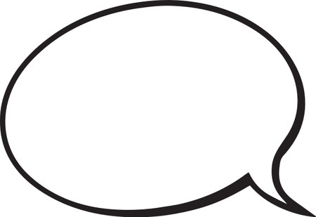 Hand Drawn Comic Speech Bubble â Vector Doodle Style Talk, Thought &amp; Chat Balloonsのイラスト素材