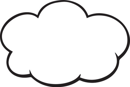 Hand Drawn Comic Speech Bubble â Vector Doodle Style Talk, Thought &amp; Chat Balloonsのイラスト素材