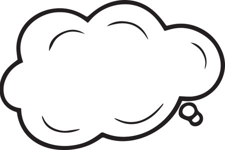 Hand Drawn Comic Speech Bubble â Vector Doodle Style Talk, Thought &amp; Chat Balloonsのイラスト素材