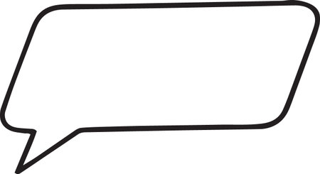 Hand Drawn Comic Speech Bubble â Vector Doodle Style Talk, Thought &amp; Chat Balloonsのイラスト素材