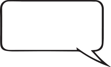 Hand Drawn Comic Speech Bubble â Vector Doodle Style Talk, Thought &amp; Chat Balloonsのイラスト素材